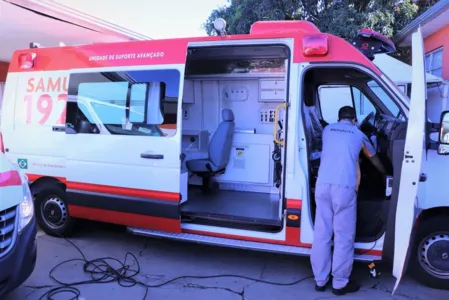 Parceria promove serviços de higienização em ambulâncias do Samu