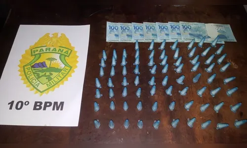 PM de Apucarana apreende cocaína no Vale Verde