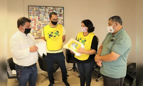 Prefeitura de Arapongas recebe doação de mil máscaras descartáveis
