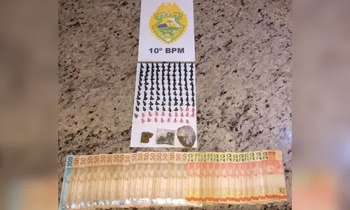 PM de Apucarana apreende cocaína e maconha no Jardim América
