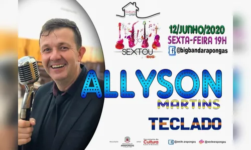 Cultura em Casa terá mais um Show do 