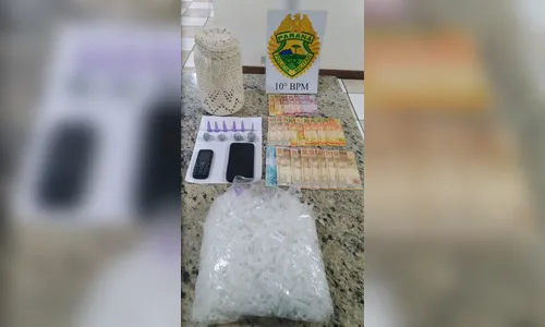 Casal é preso suspeito de tráfico de drogas em Apucarana