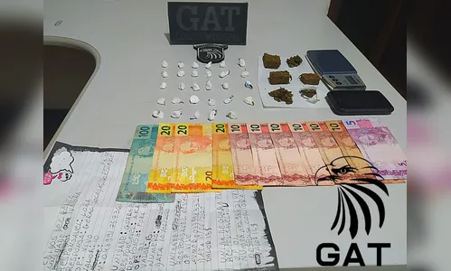 GM de Arapongas apreende maconha e cocaína