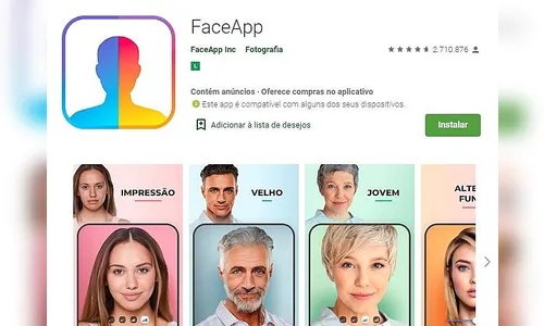 FaceApp é acusado de roubar dados dos usuários