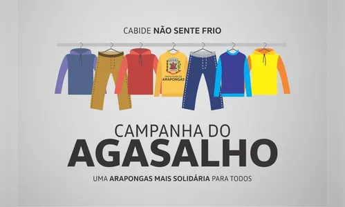Campanha de Inverno “Cabide não sente frio” segue até julho