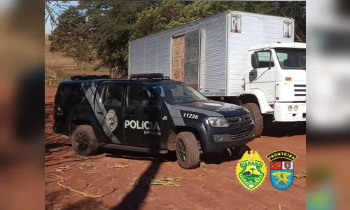 Caminhão é apreendido com 600 caixas de cigarro em Terra Roxa