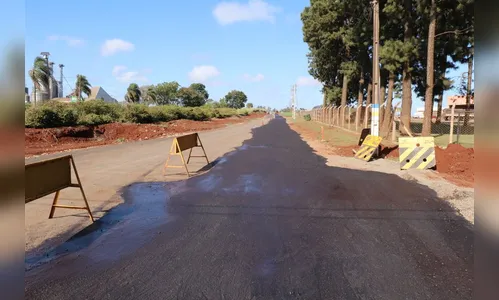 Avança a pavimentação entre a estrada da Colônia Esperança e Aricanduva em Arapongas