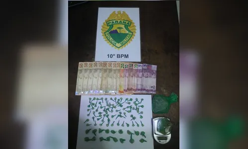 PM apreende crack, maconha e prende homem por tráfico