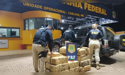 PRF apreende quase meia tonelada de maconha em Cascavel