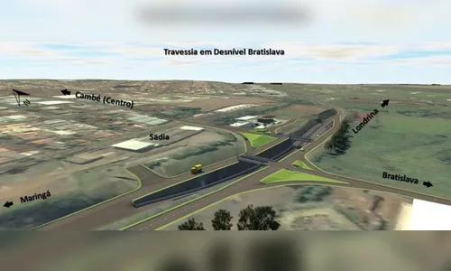 Governo do Paraná abre licitação para obra da trincheira da Bratislava, em Cambé