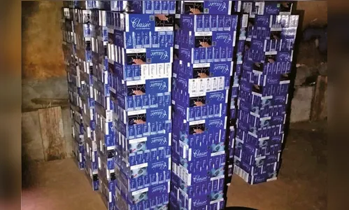 Polícia Militar apreende cigarros contrabandeados