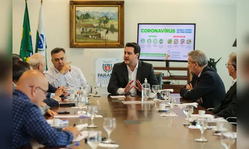 Ratinho Júnior marca reunião com chefes do TJPR, Alep e MPPR para discutir novas medidas de restrição