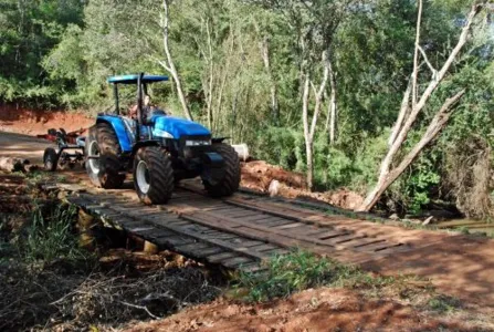 Prefeitura de Faxinal inicia construção de mais uma ponte de concreto