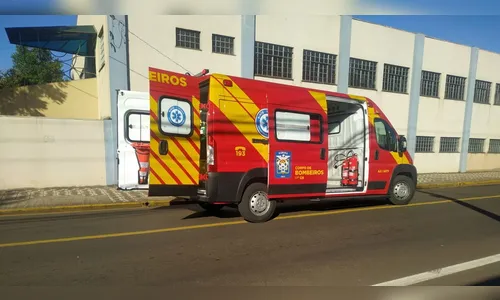 Acidente entre caminhonete e moto provoca ferimentos em jovem apucaranense