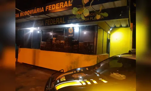 PRF faz grande apreensão de maconha em Santo Antônio da Platina