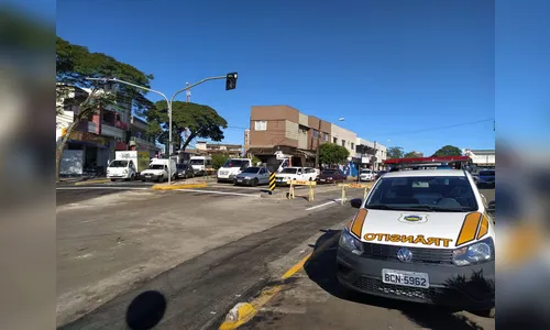 Avenida Rio de Janeiro em Apucarana recebe alteração; ASSISTA
