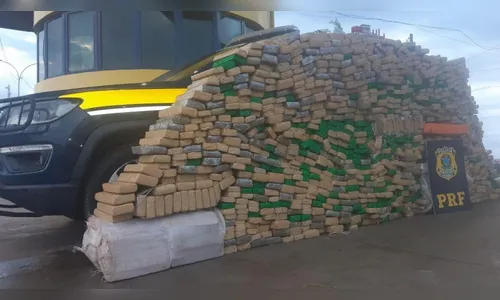 PRF apreende quase 1 tonelada de maconha e munições