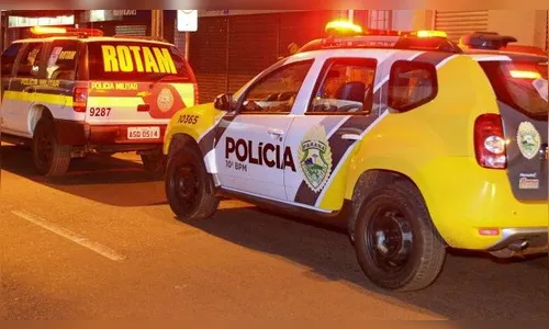 Carro é levado durante assalto em Apucarana; ladrão usava uma submetralhadora