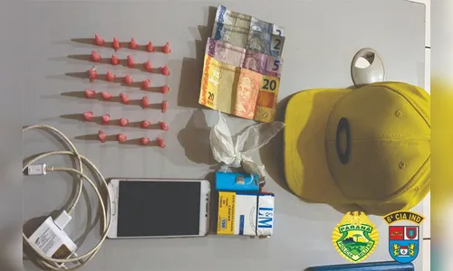Homem é detido com drogas no município de Faxinal