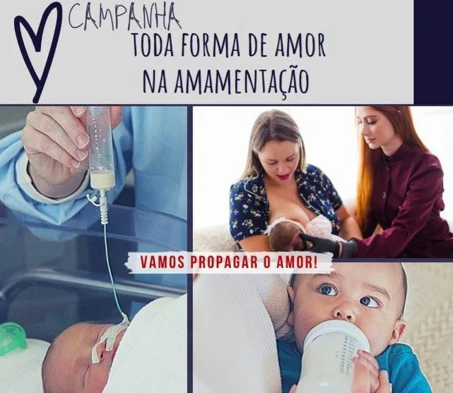 Saúde apoia Campanha “ Toda Forma de Amor na Amamentação”