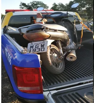 GM de Arapongas apreende moto adulterada