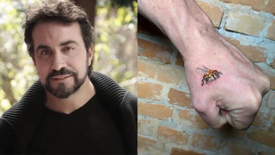 Padre Fábio de Melo faz tatuagem e homenageia a mãe