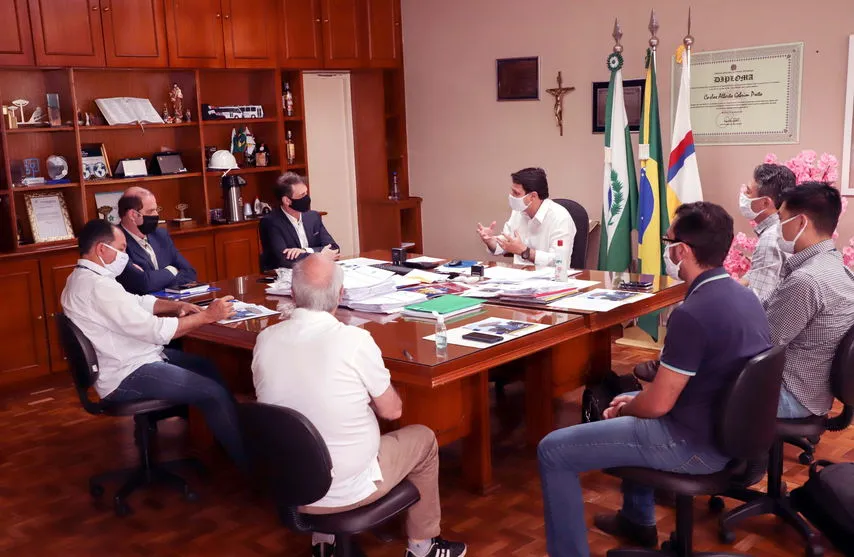 Junior da Femac recebe presidente da Sanepar e discute obras no município