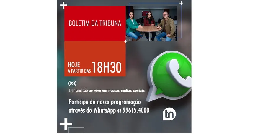 Boletim da Tribuna: Confira as principais informações desta sexta a partir das 18h30