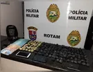 PM de Ivaiporã prende  três, em  tentativa de jogar drogas para presos