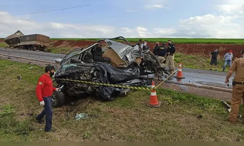Homem mata pai a facadas, e durante a fuga morre em acidente na BR-163