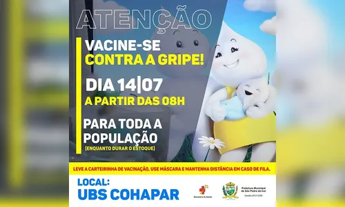 São Pedro do Ivaí recebe mais doses de vacina contra gripe