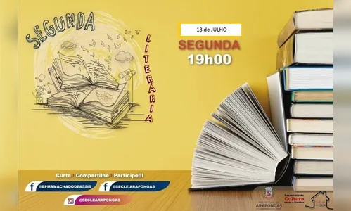 Indicações literárias iniciam mais uma semana do Cultura em Casa