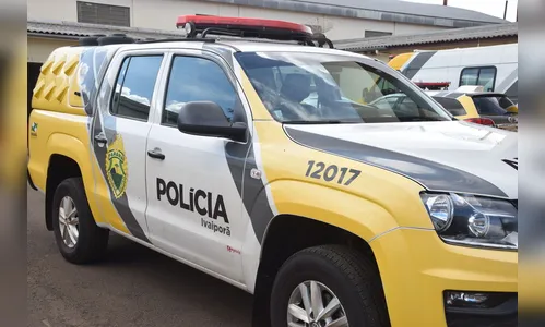 Filho é preso após quebrar móveis na casa da mãe, em São João do Ivaí