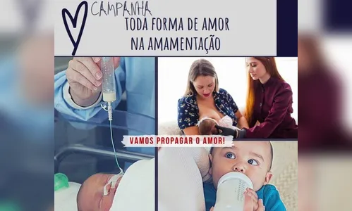 Saúde apoia Campanha “ Toda Forma de Amor na Amamentação”