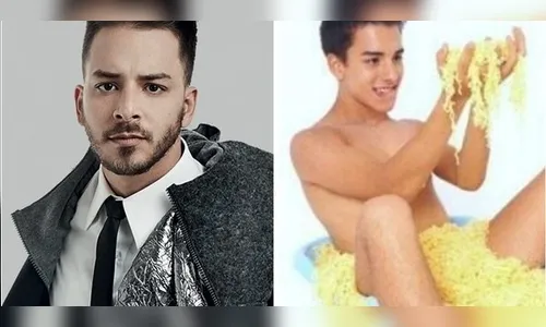 Junior explica foto em banheira de macarrão instantâneo: 'não sabia dizer não'
