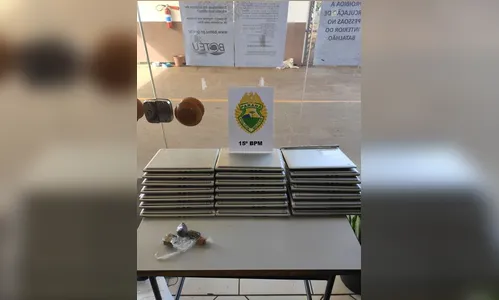 Notebooks que foram furtados de escola em Rolândia são recuperados