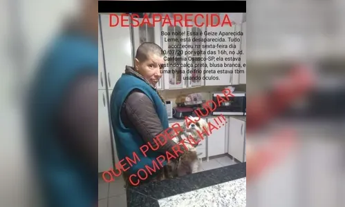Mulher de Apucarana é encontrada em Carapicuíba, foge e some novamente