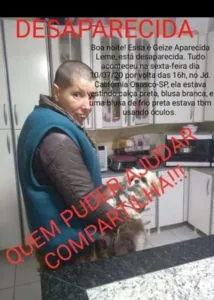 Mulher de Apucarana é encontrada em Carapicuíba, foge e some novamente