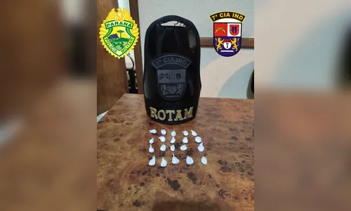 PM de Arapongas apreende cocaína no Conjunto Centauro