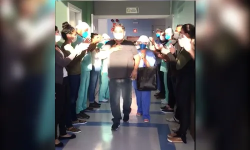 Recuperado da Covid-19, morador de Jardim Alegre recebe alta hospitalar e vídeo viraliza