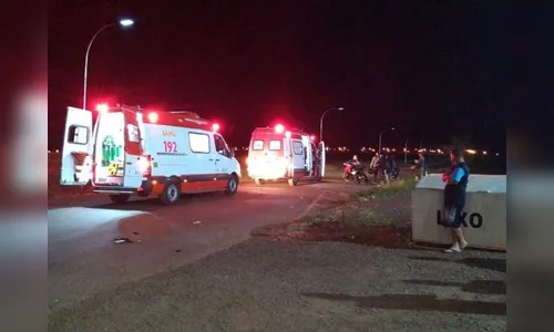 Motorista foge após acidente em Arapongas; duas jovens ficaram feridas