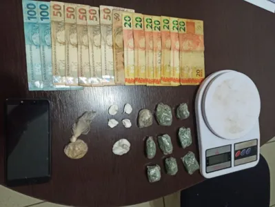 Drogas apreendidas em Lidianópolis