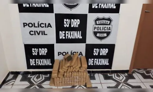PM e PC apreendem mais 50,6 quilos de maconha no Porto Espanhol