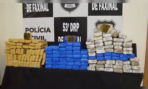 Polícia apreende mais de 120 kg de maconha e prende ex-vereador