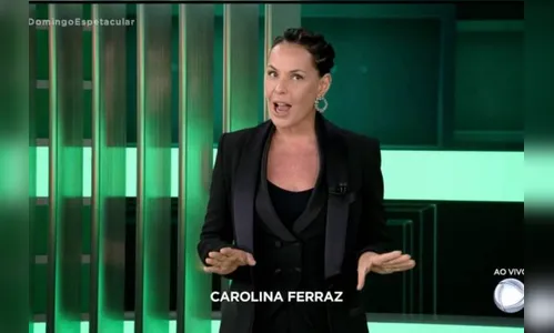 Record TV nega que Carolina Ferraz tenha um 'camarim exclusivo'