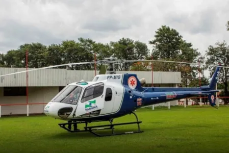 Criança sofre ferimentos graves após ser atingida por portão residencial