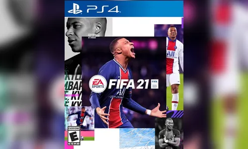 O jogador Mbappé é anunciado na capa do 'FIFA 21'