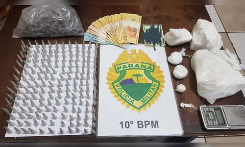PM de Apucarana apreende cocaína avaliada em R$80 mil