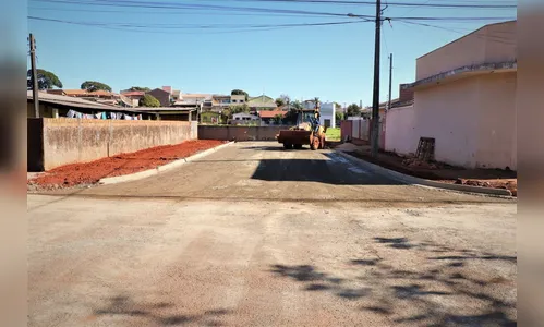 Avançam serviços para pavimentação na Rua Caraúna
