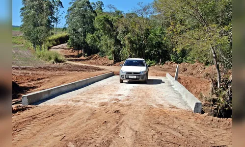 Prefeitura de Faxinal libera trânsito na nova ponte do Rio Bufadeira